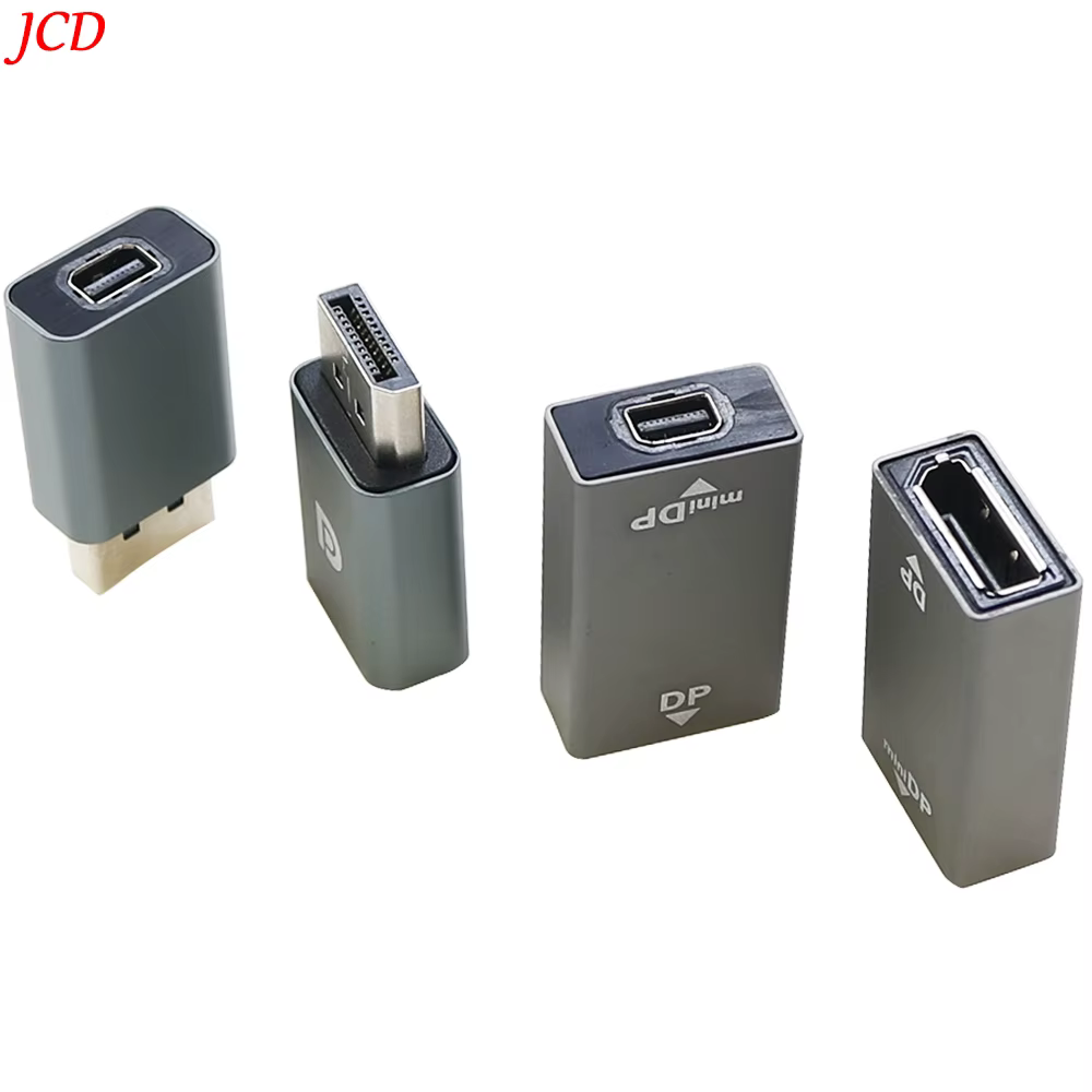 Mini Display Port DP 1.4 HDTV-compatible Adapter Converter Female to Male 4K 60Hz  Video For Laptop Computer Monitor Projector