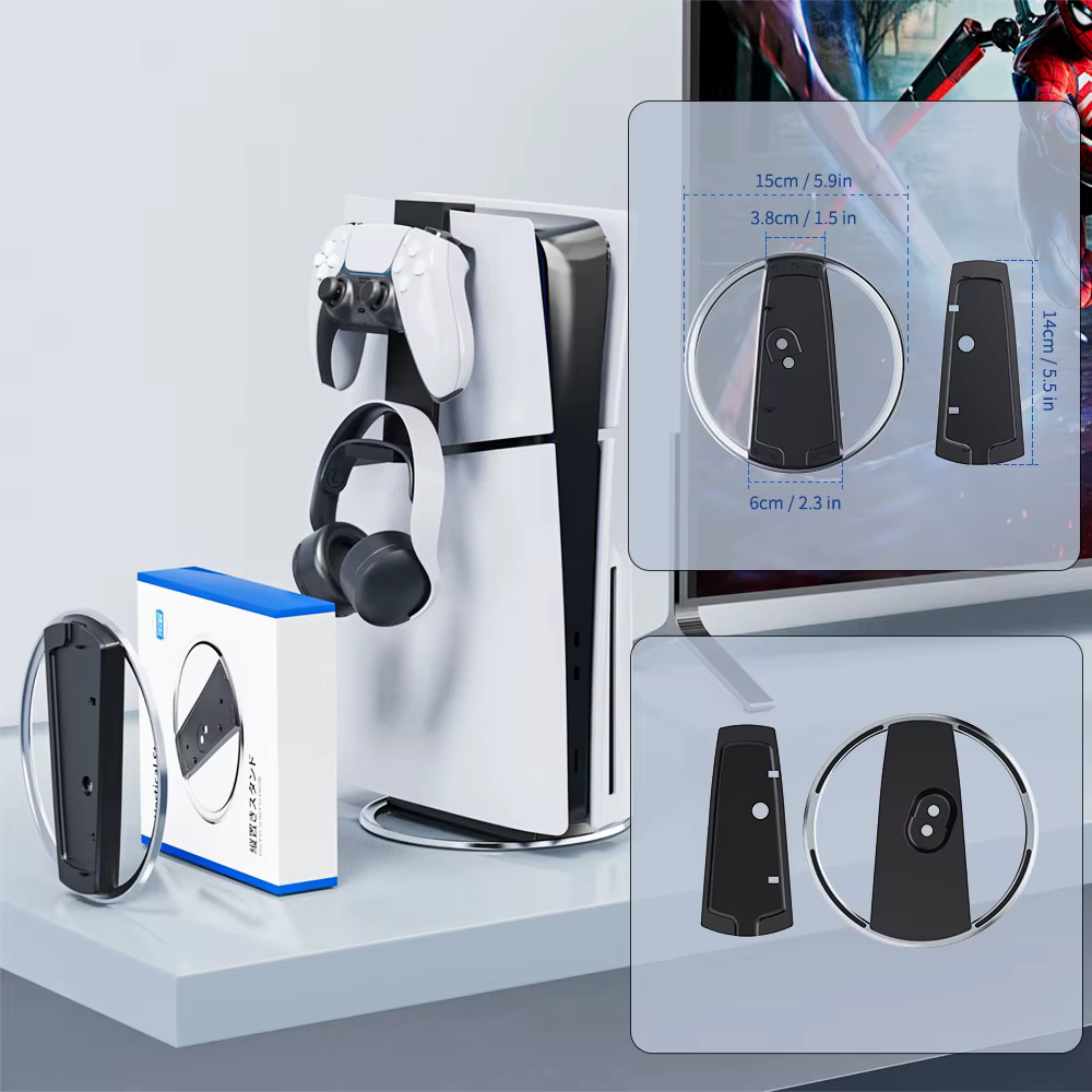 For PS5/ Slim/PS5 PRO New Console Host Stand Vertical Storage Stand Game Accessories