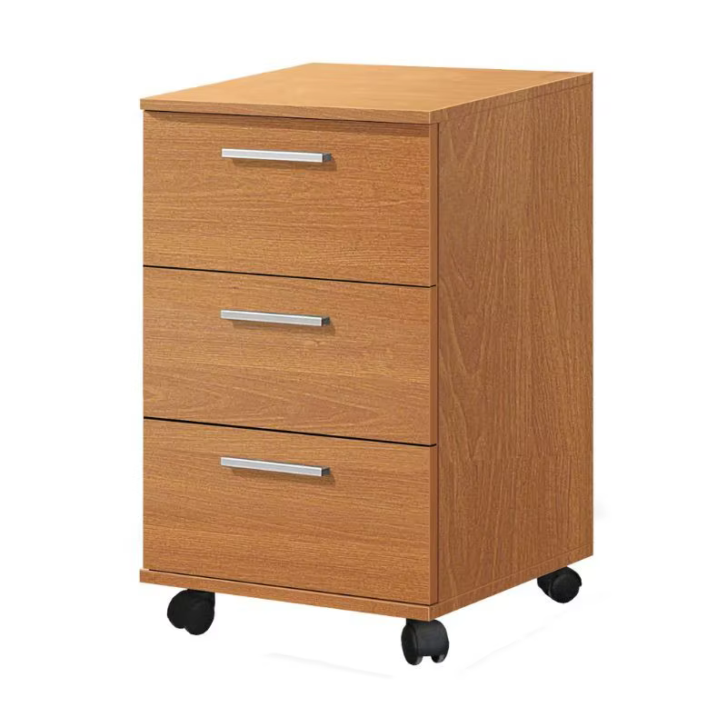3 drawers Bred cherry-colored drawer 42x68x35 Cm