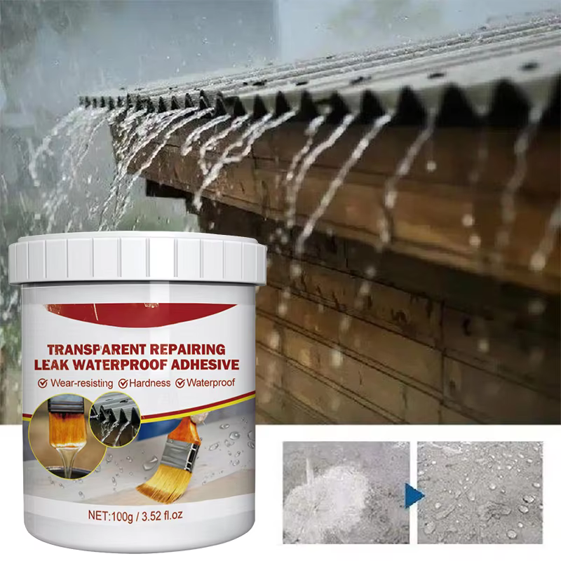 Waterproof Agent Invisible Coating Transparent Sealing Coating Toilet Repair Tools Strong Sealant for Roof Leakage Crack