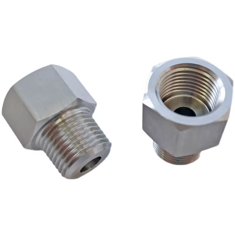 M10/14/20 1/8" 1/4" 3/8" 1/2" BSP NPT Female Male Stainlessl Reducer Bushing Pipe Fitting Connector Coupler High Pressure Gauge