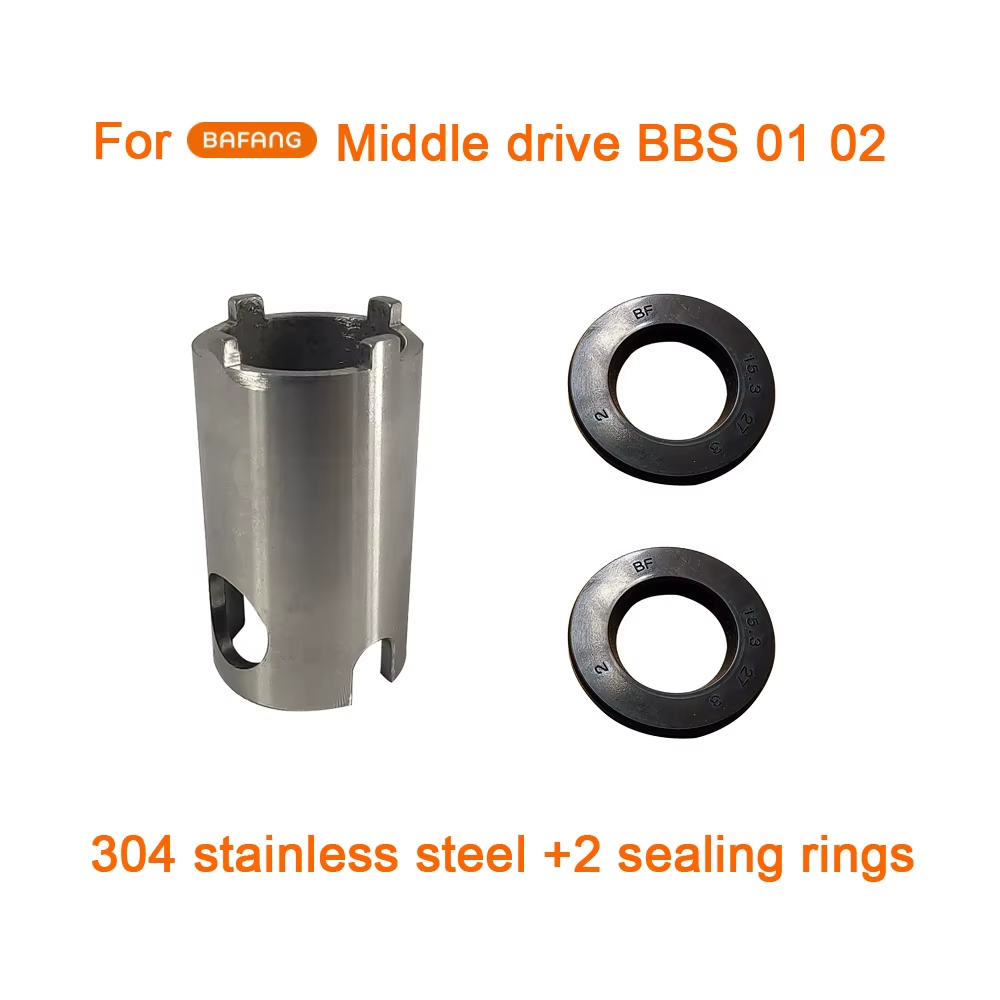 EBKE For Bafang Mid Drive Motor BBS01 02 BB Center Axis Hidden Nut DIN981 Screw Removal Tools And 2 Sealing Rings