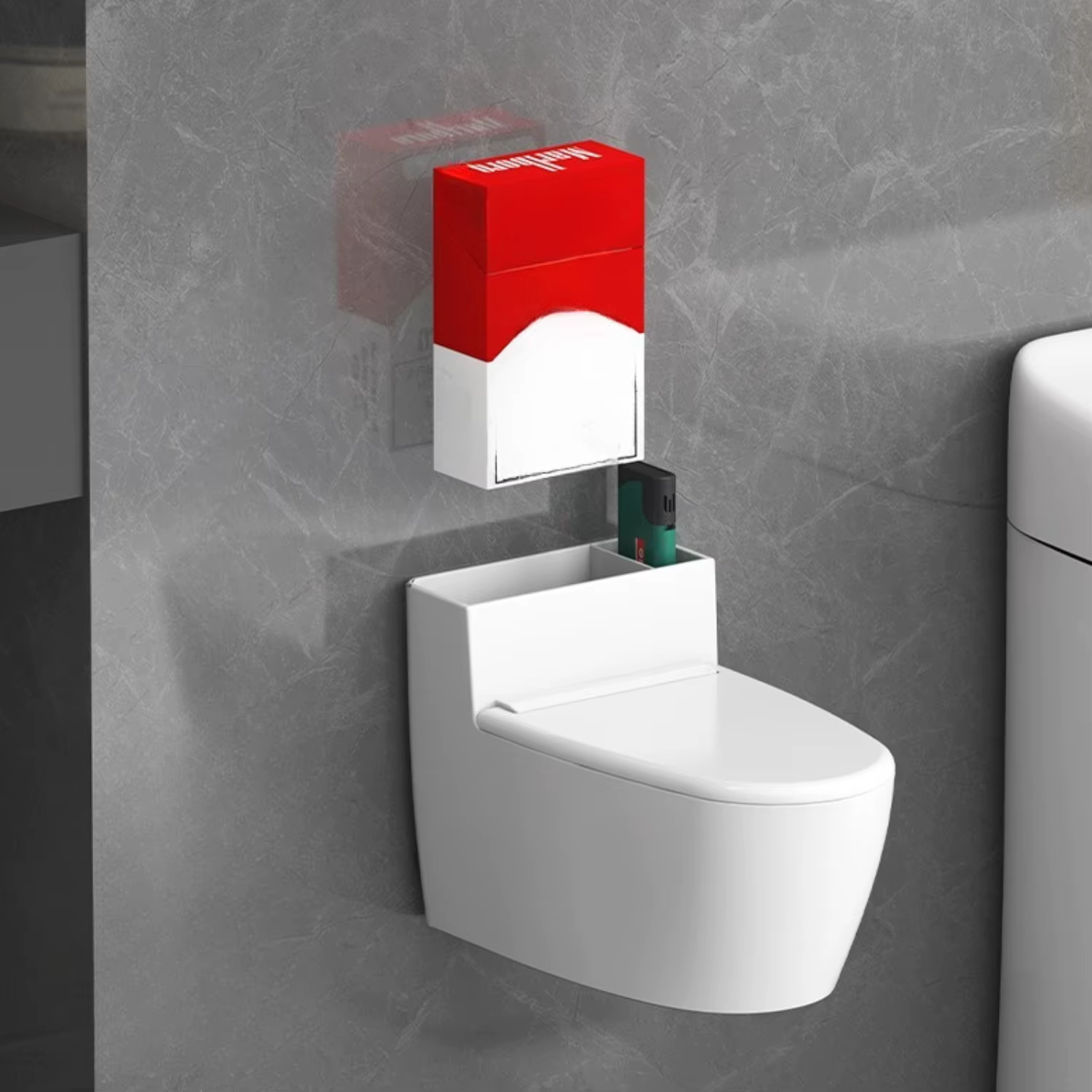 Luxury High-end Hotel Living Room Bathroom Ashtray with Cover Anti-fly Ash, Light Cover Animal ashtray Rolling tray Ash catcher