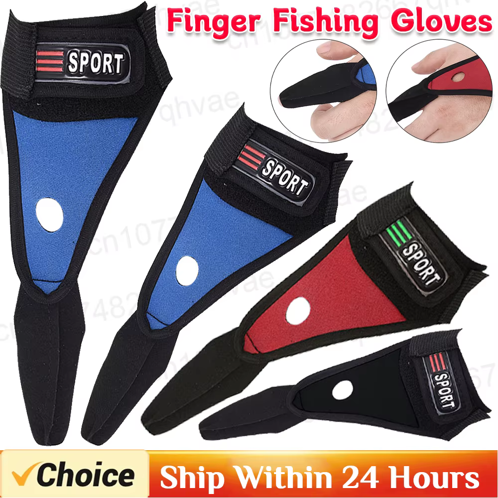 Protector Gloves Single Finger For Fishing Bare Fingertips Fishermen Surfcasting Non-Slip Glove Sea Fishing Tool