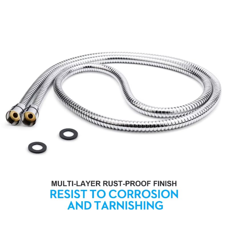 1.5m Shower Head Extension Stainless Steel Hose Flexible Durability Anti Winding Tube Bathroom Accessories Plumbing Tools