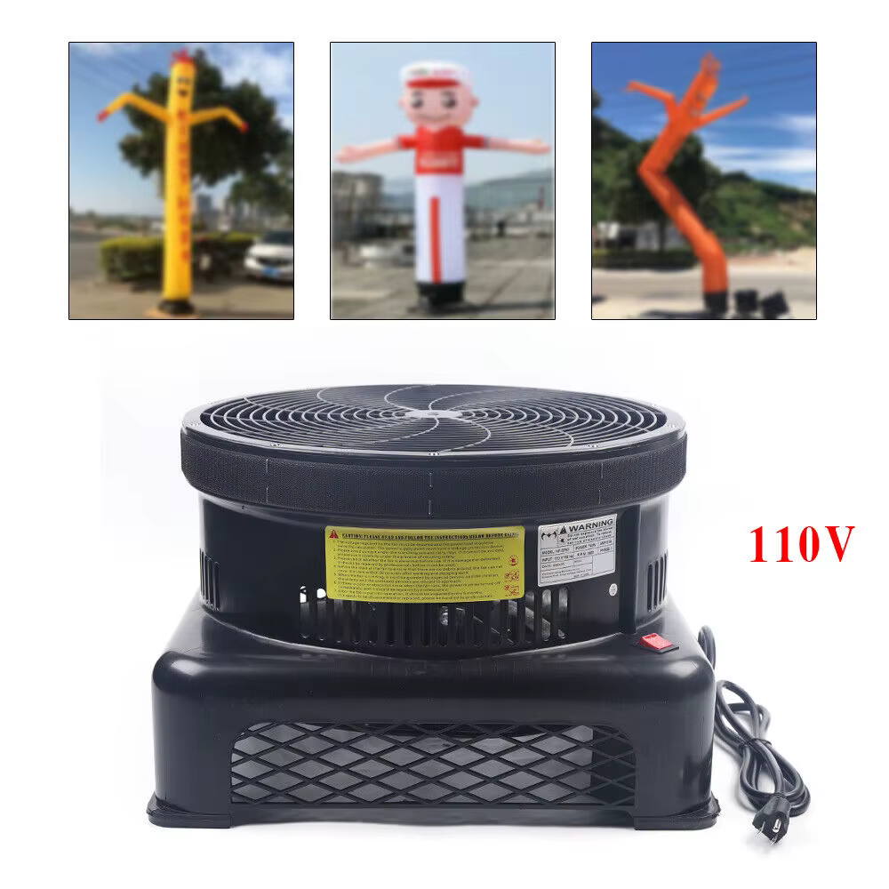 18" Air Blower Fan For Outdoor Inflatable Dancer Wind Tube Man Puppet Fly Guy