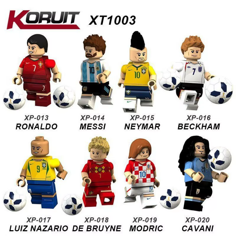 XP013-020 Football building blocks, building blocks, figures, human figures, toys, mini figures, children's toys, birthday gifts