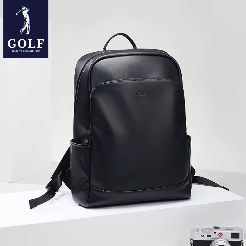 GOLF backpack men's backpack large capacity business computer backpack leather fashion high school student backpack trendy brand