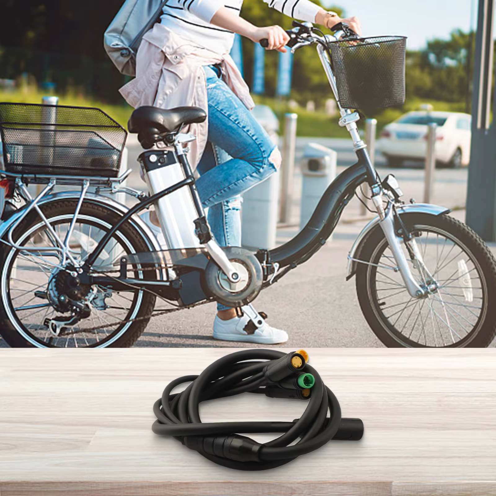 Hot Sales 1T4 Cable For KT Series  Motor Cable Controller Cable Ebike Electric 1T4 Cable Motor Display Gas Connector