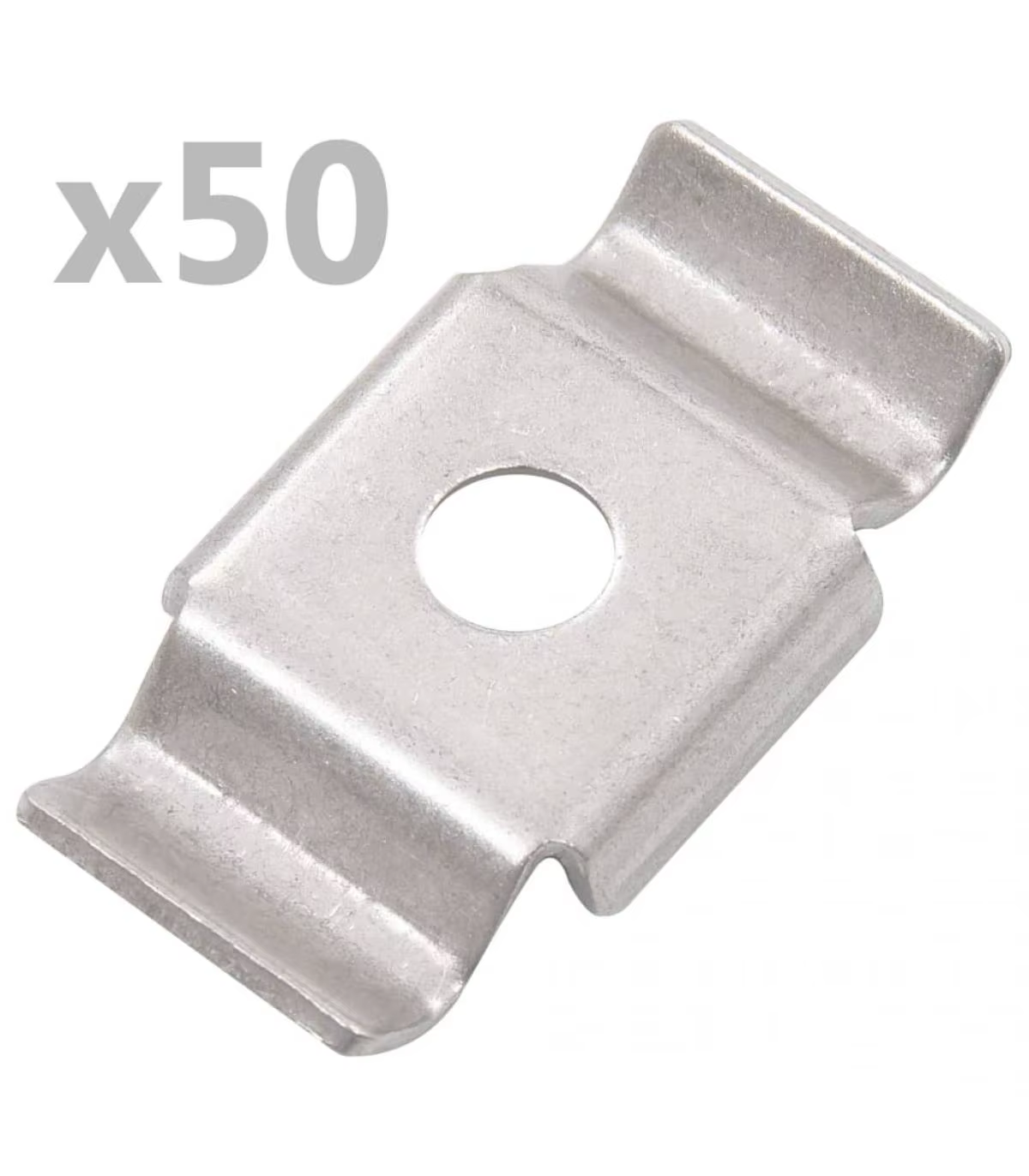 50 Pcts Stainless Steel Fence Butterfly Clamps