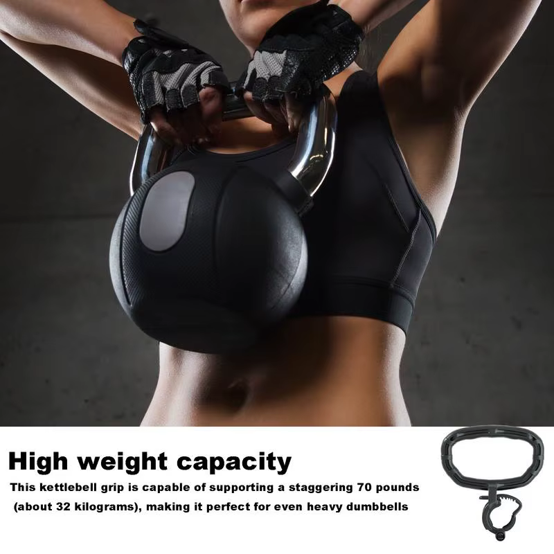 Dumbbell To Kettlebell Converter Portable Workout Attachment Converts Your Dumbbells Into Kettlebells Adjustable Weight Grip