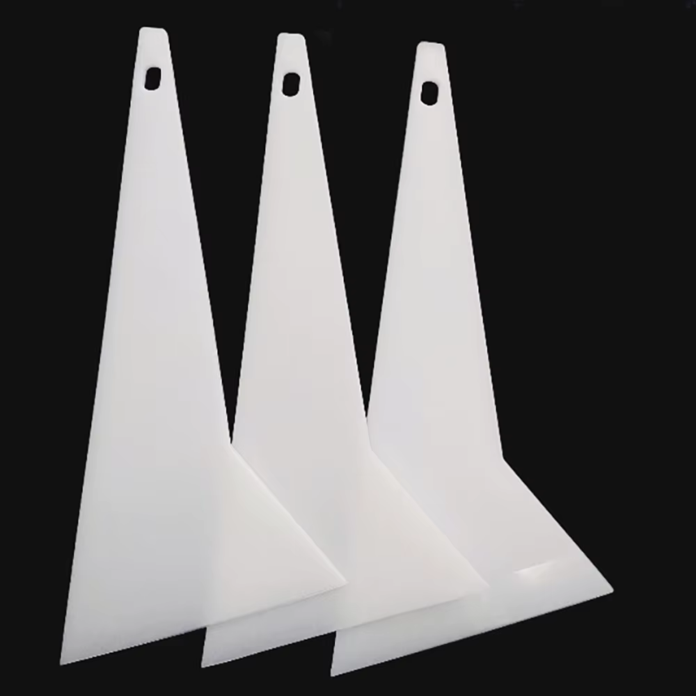 3PCS Car Wrap Tools Carbon Fiber Big Long Handle Squeegee Scraper Vinyl Car Wrapping Sticker Window Tints Tool A99