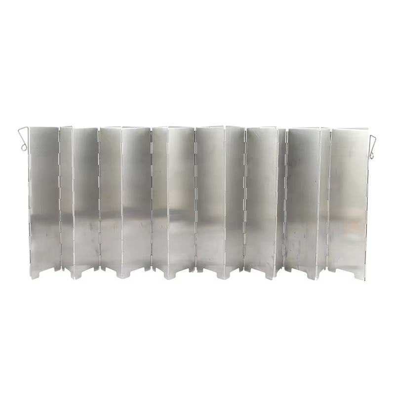 12/14/16 Plates Gas Stove Wind Shield Outdoor Camping Picnic Cooking Burner Windproof Screen Aluminum Alloy Wind Screen