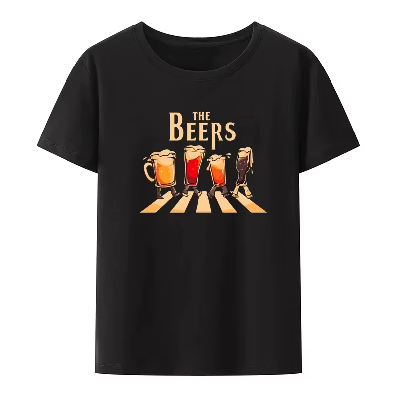 The Beers Graphic Printed Funny Tee T Shirt for Men Clothing Comfortable Breathable T-shirts Camisetas Camisa Novelty  62440