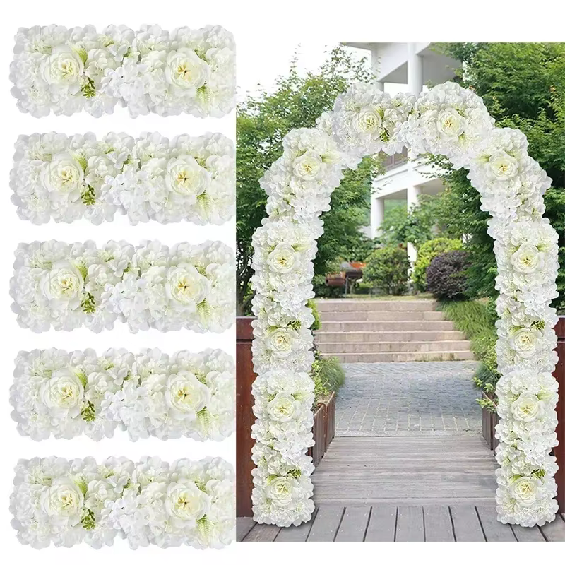 Artificial Flowers Panel Arc Floral Flower For Party Wedding Decor Bridal Shower Decor Baby Shower Decoration Party Supplies