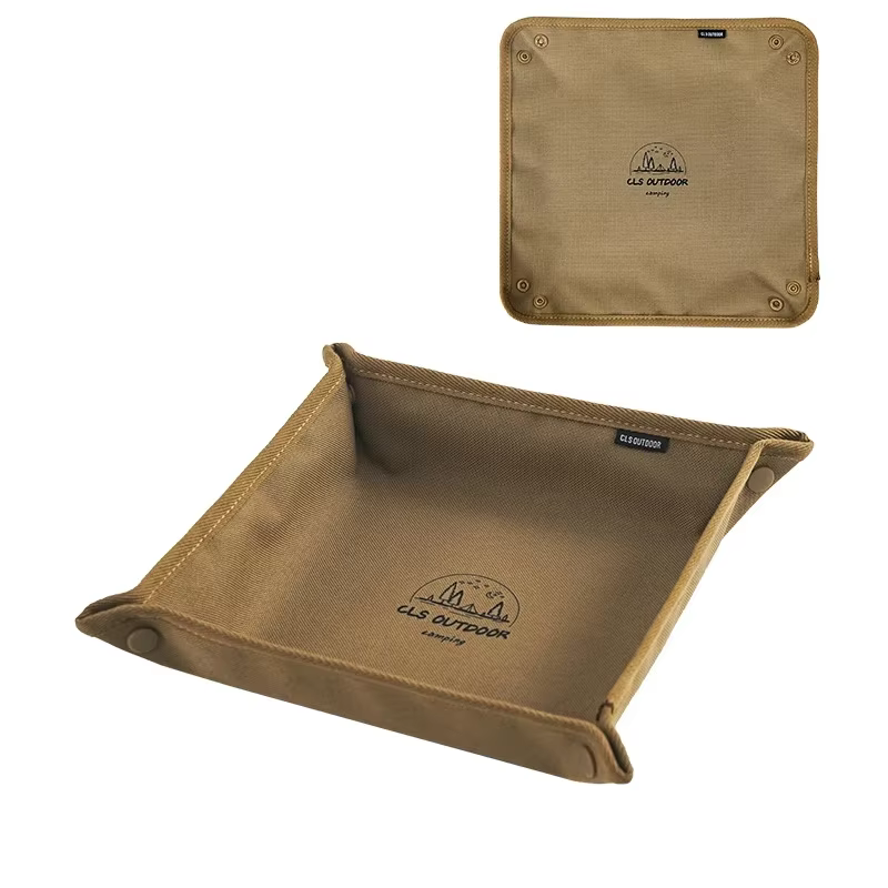 1pc Portable Camping Organizer Tray - Compact  and Travel  Box  Clutter-Free Camping