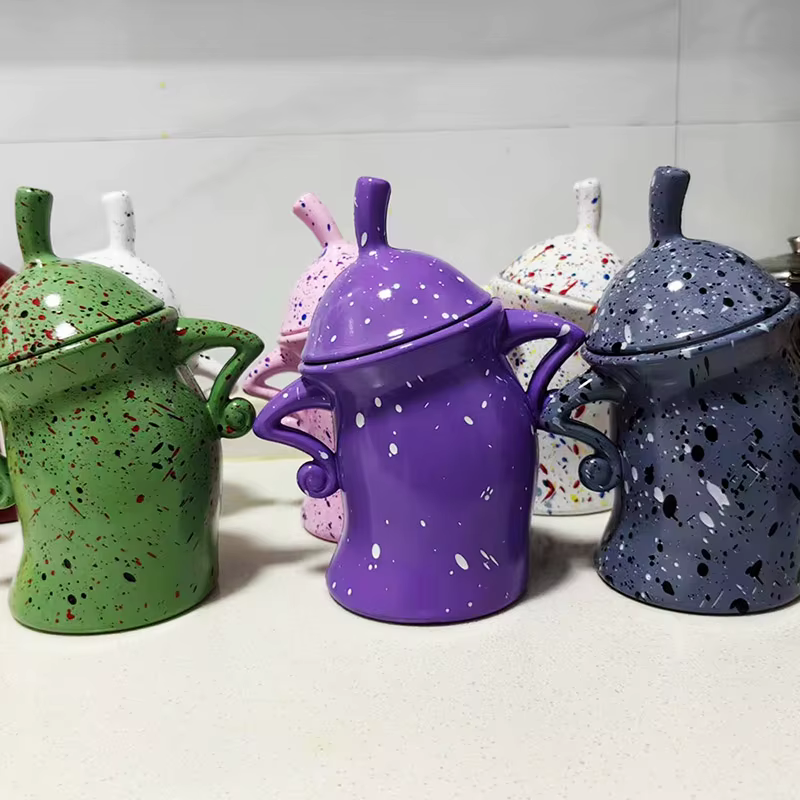 Canister with Attitude, Large Fun Plastic Sassy Canister Cute Food Storage Jar with Lid Desktop Decorative Airtight Jar