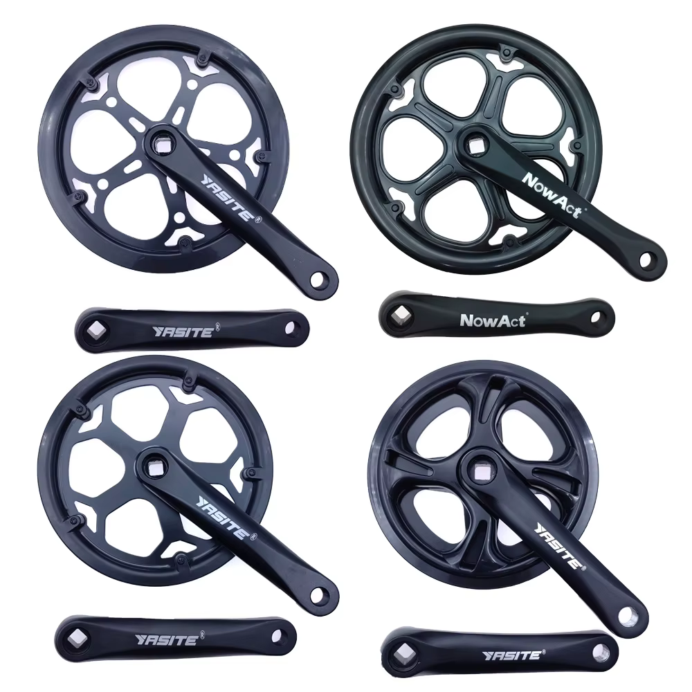 42T 48T 52T Foling Bike Crankset Road Bike 170mm 152MM Crank Set Hollow Tooth Plate Bike Sprocket Bike Accessories Bike Parts