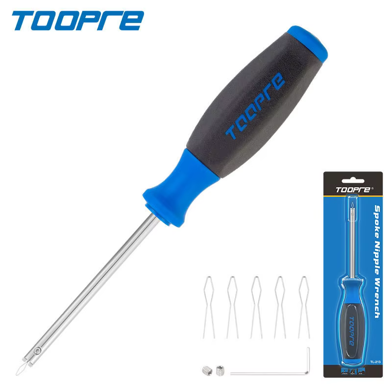 TOOPRE Bicycle Spoke Cap Installation Wrench Rim Piercer Wheelset Spoke Riser Removal Tool