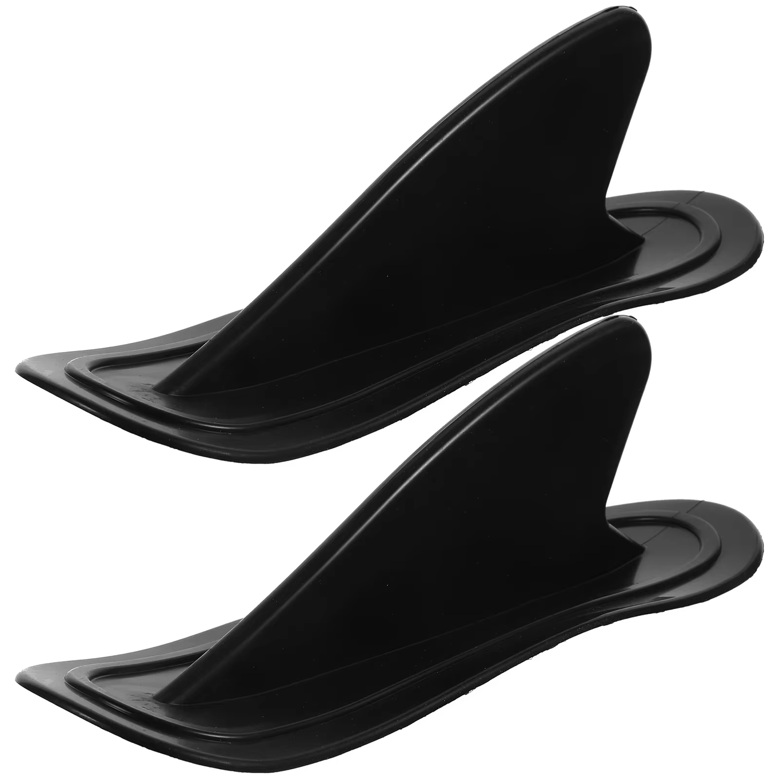 2 Pcs Inflatable Canoe Fin  River Mounting Points Kayaks Surfboard Tail Rudder -Fin Boat Marine Boat Water Splitter