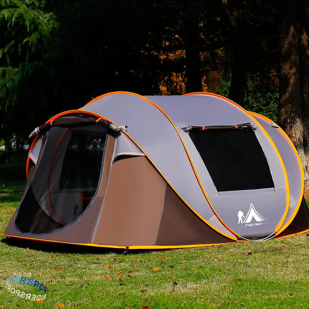 Ultralight Folding Camping Tent Fully Automatic Quick Open Tent Outdoor Rainproof Windproof Shelter Pop Up Tent For 3-4 People
