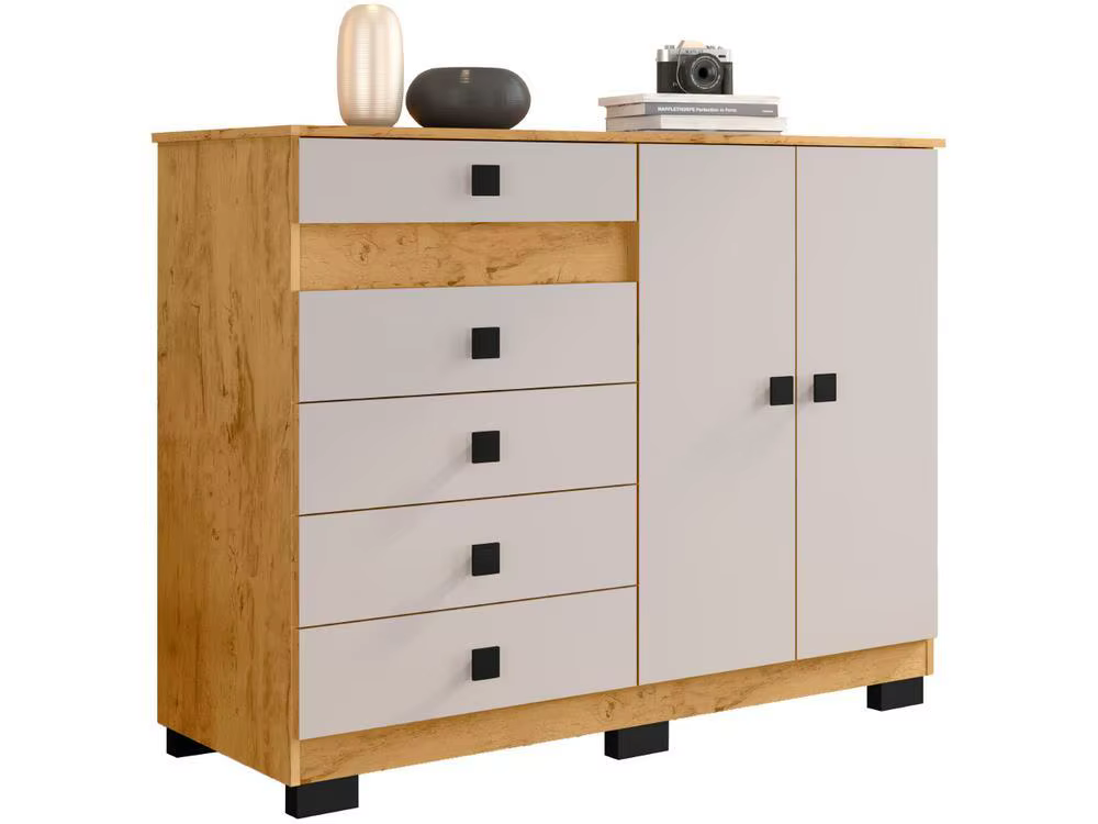 Araplac Malu 2 Doors 5 Drawers Dresser
