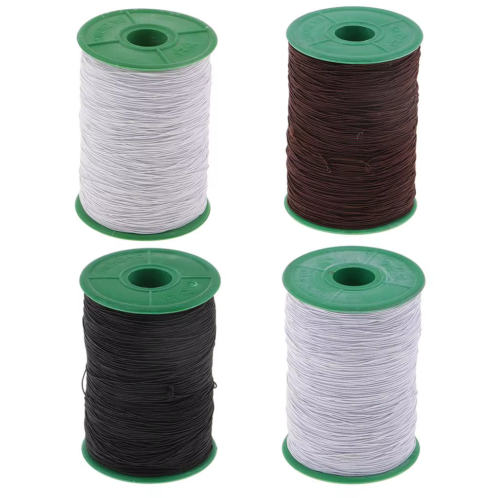 0.5mm Elastic Stretch Polyester String Cord for Jewelry Making Bracelet Beading Thread 500 Meters/roll