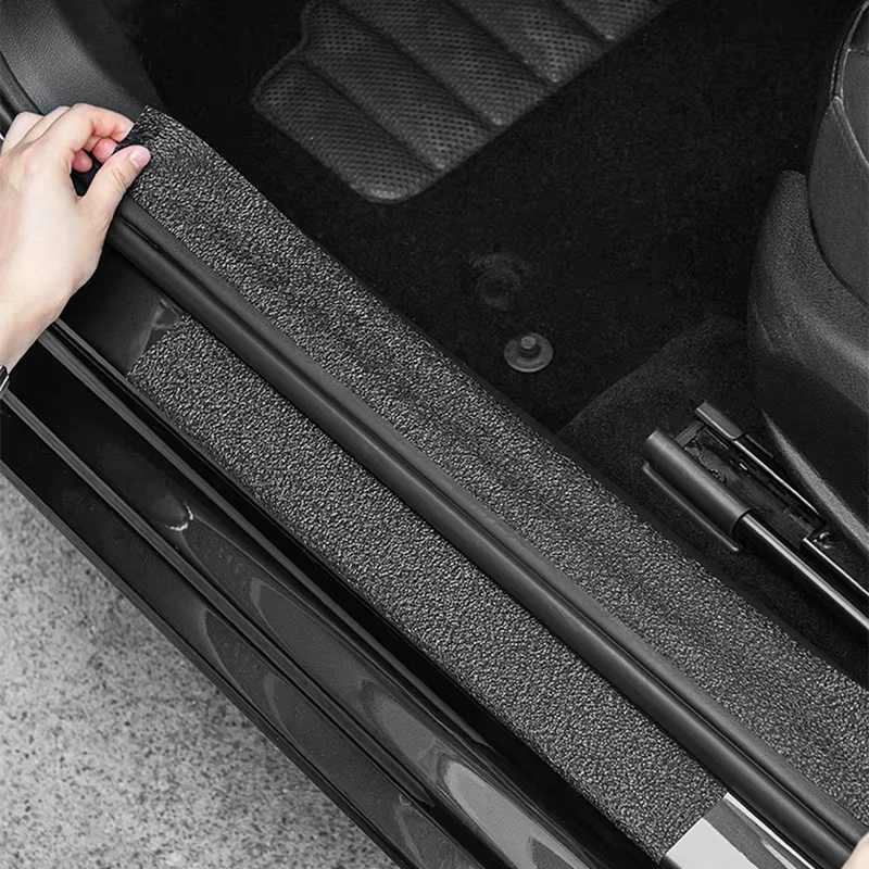 Car Door Sill Sticker DIY Paste Protector Strip For Auto Door Side Trunk Bumper Anti Scratch Tape Waterproof Protective Film