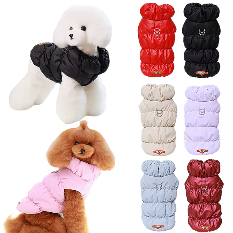 Winter Pet Turtleneck Jacket for Small Medium Dogs Cats Clothes French Bulldog Chihuahua Coat Shih Tzu Costume Pet Supplies