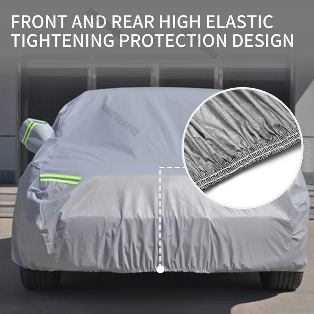 New Full Car Cover thickening Outdoor Sun Protection Heat Insulation Sun UV-proof Dustproof Anti Sedan Four Seasons Universal