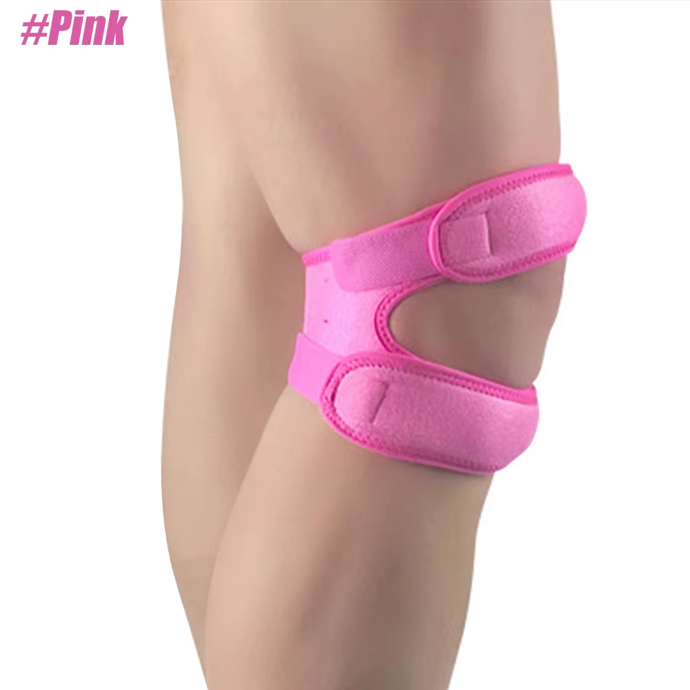 1Pcs Adjustable Elbow Brace with Compression Pad and Double Patella Knee Strap For Running,Basketball,Golf,Cycling