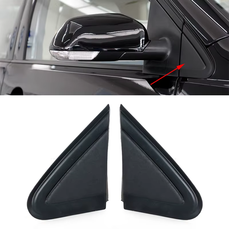 6Q0853273A 6Q0853274A Car Wing Door Side Rearview Mirror Triangle Trim Cover Molding Corner Panel For VW Polo 9N3 MK4 2006-2010