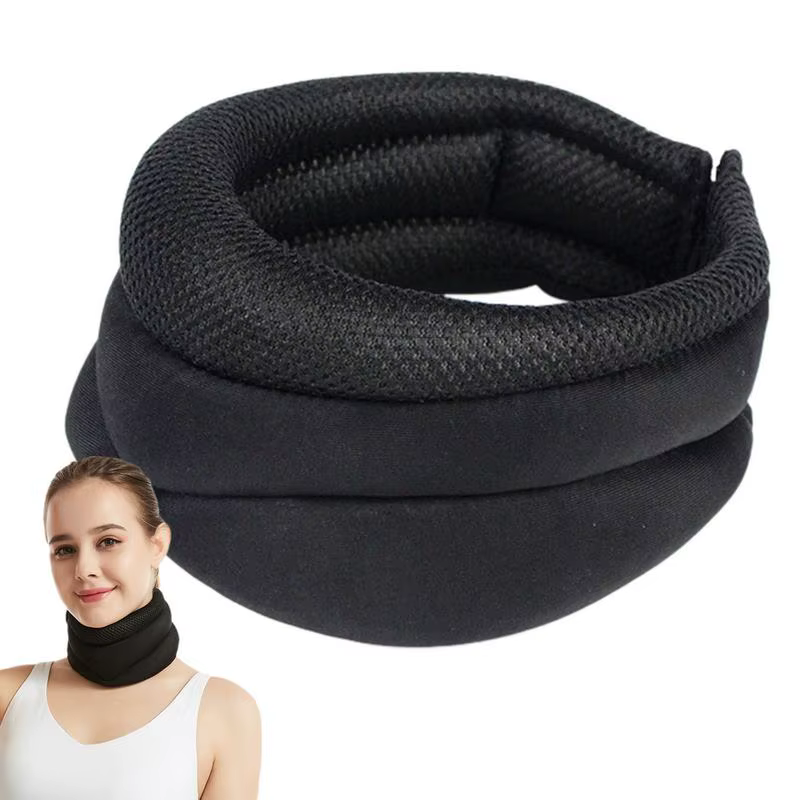 Cervicorrect Neck Brace Soft Foam Wraps Keep Vertebrae Stable Soft Neck Support Adjustable Universal Neck Support Brace For