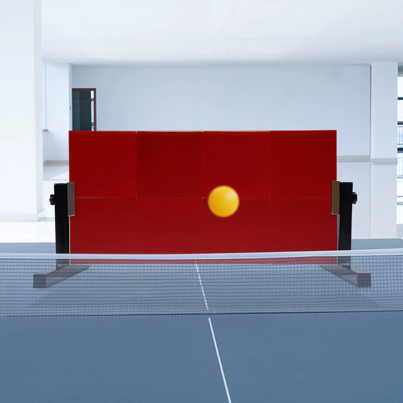 Table Tennis Rebound Board Ping Pong Springback Ball Rebounder 8 pcs Rubbers Self-study Trainer Ball rebound board