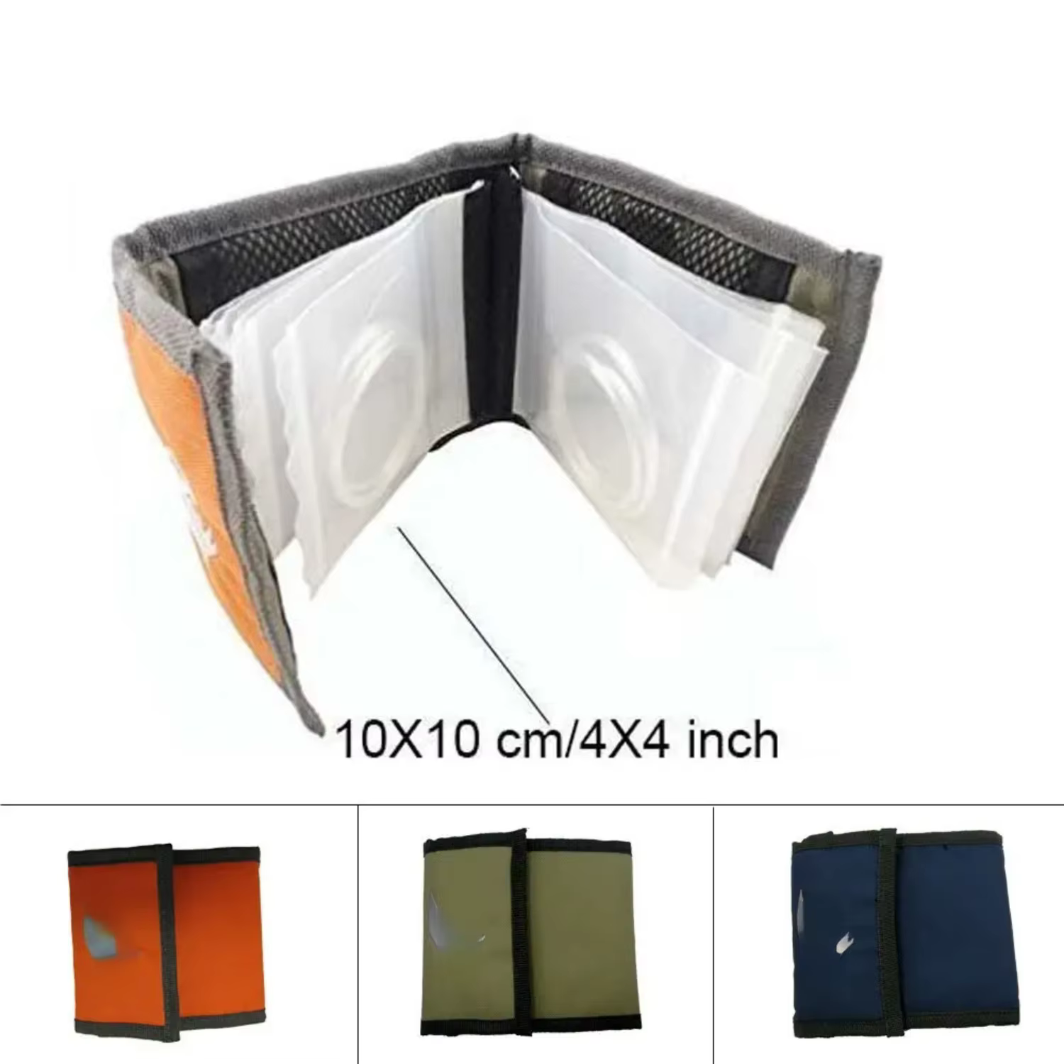 SXHWC Luxurious High Grade Premium Fishing Leader Wallet - Convenient and Sturdy Organizer for Safely Storing and Protecting 10 