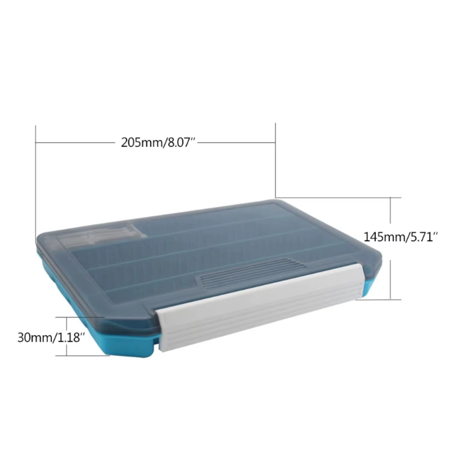 2023  Fishing Tackle Box  Tray with Removable Dividers Fishing Lures  Case