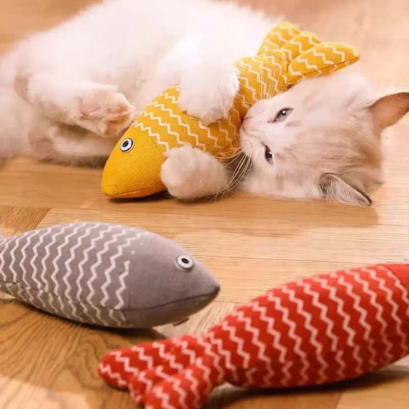 Cats Toys Catnip Toys Soft Linen Interactive Kitten Indoor Exercise Toy Pet Accessories for  Supplies Products Home Garden