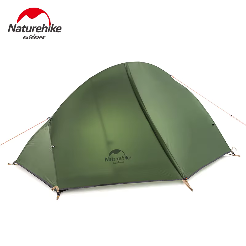 Naturehike Tent Ultralight Outdoor 3 Season Waterproof 20D Nylon Hiking Tent 1 Person Backpacking Tent Camping Tent