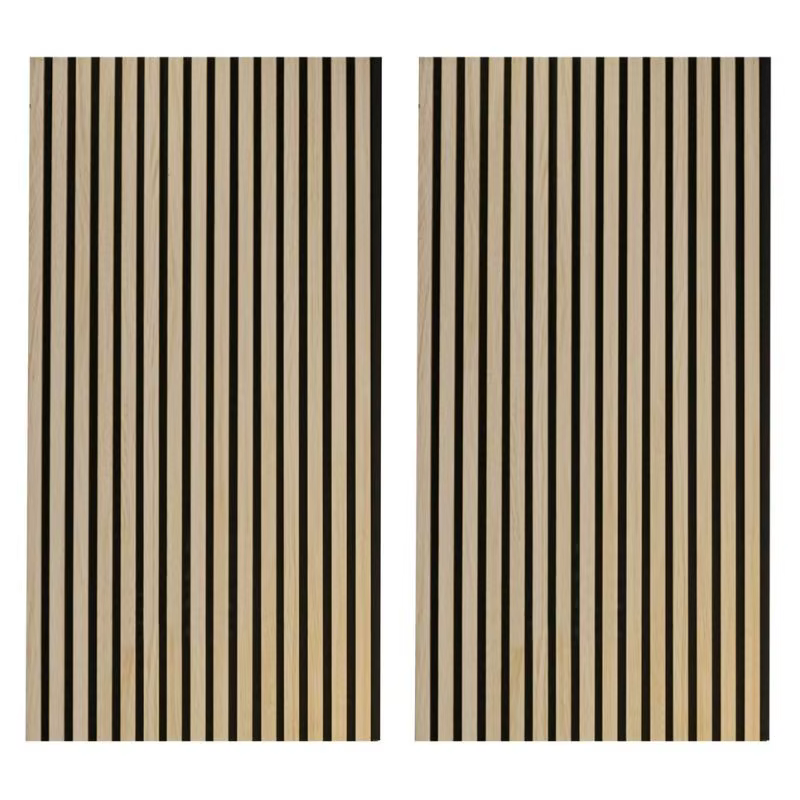 Silence Miroytengo black and Nordish Oak 60x120 CM acoustic 2 panel Pack