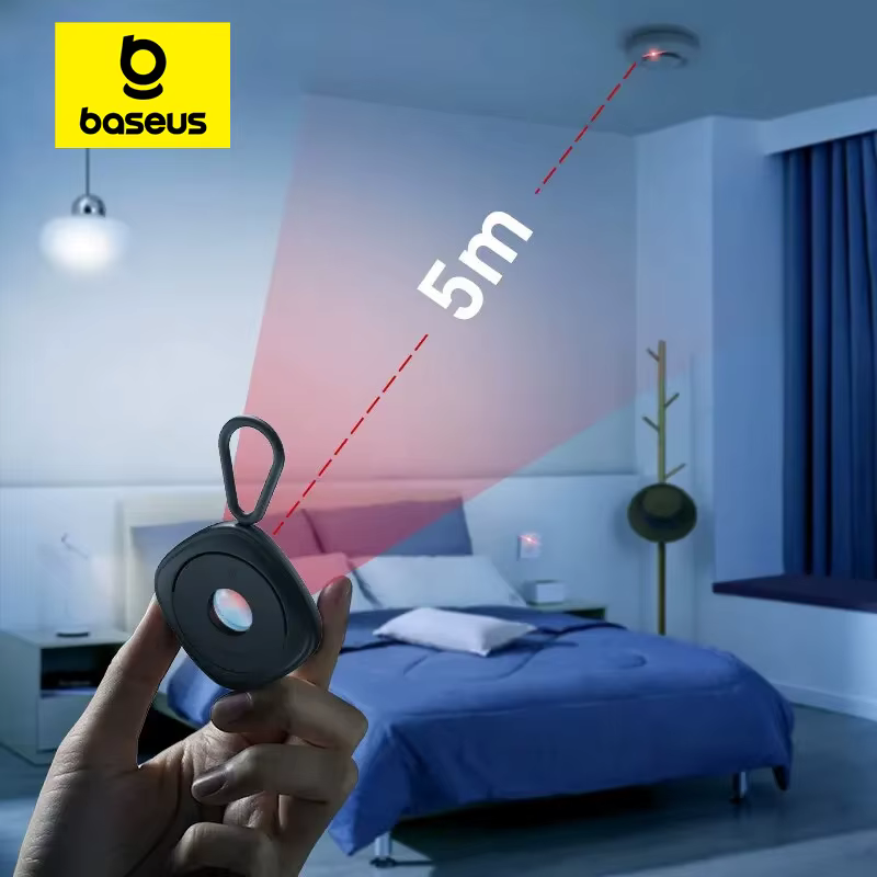 Baseus Anti-spy Hidden Camera Detector Portable Infrared Detection Security Protection for Hotel Room Public Bathroom Detector