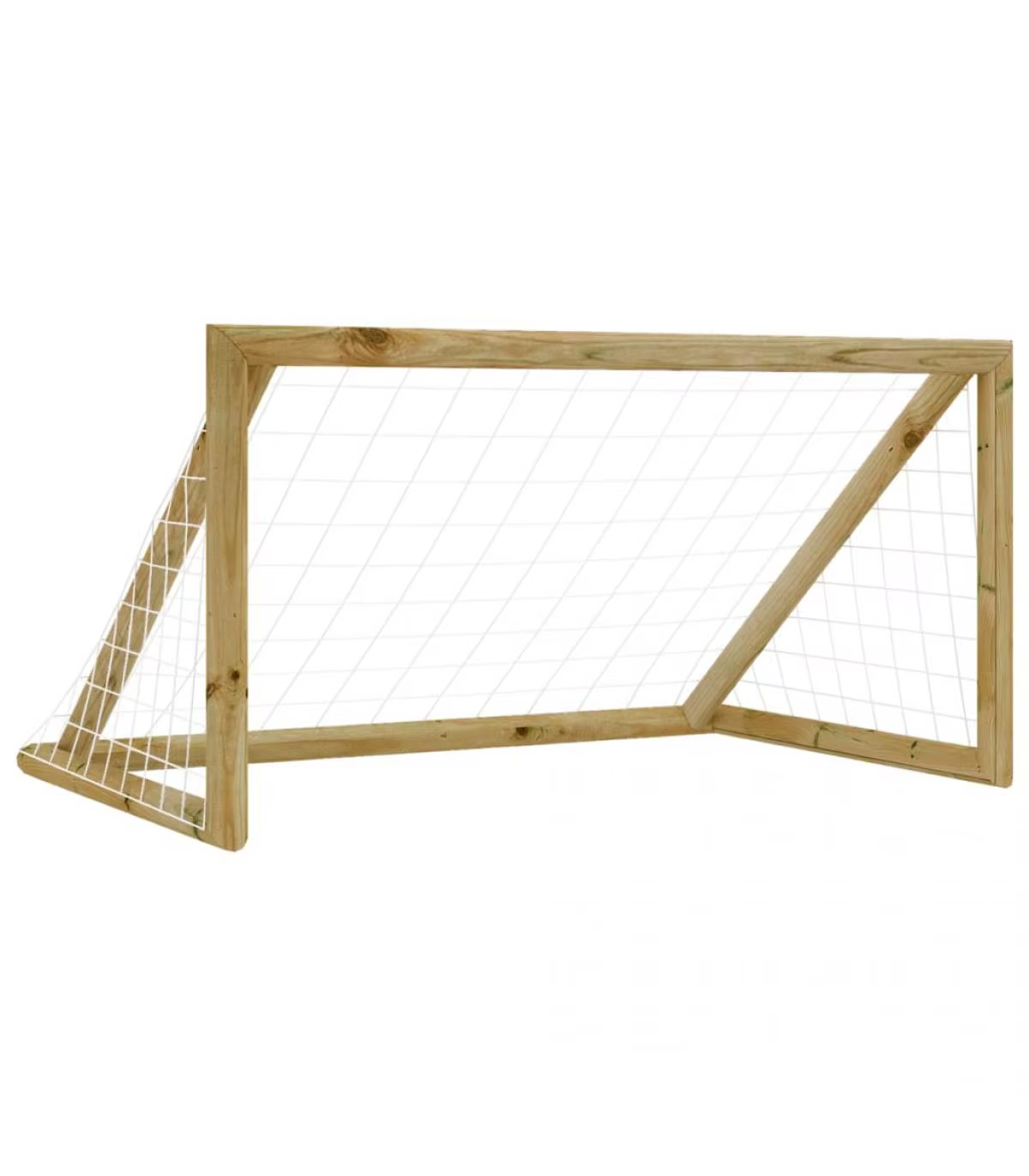 120x80x60 cm soccer goal with net pine wood impregnated soccer goals