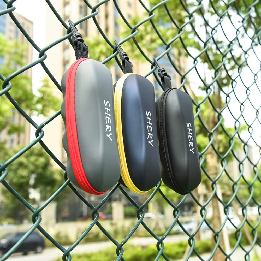 Portable EVA Glasses Case Sunglasses Reading Glasses Zipper Bag Anti-pressure Protective Box