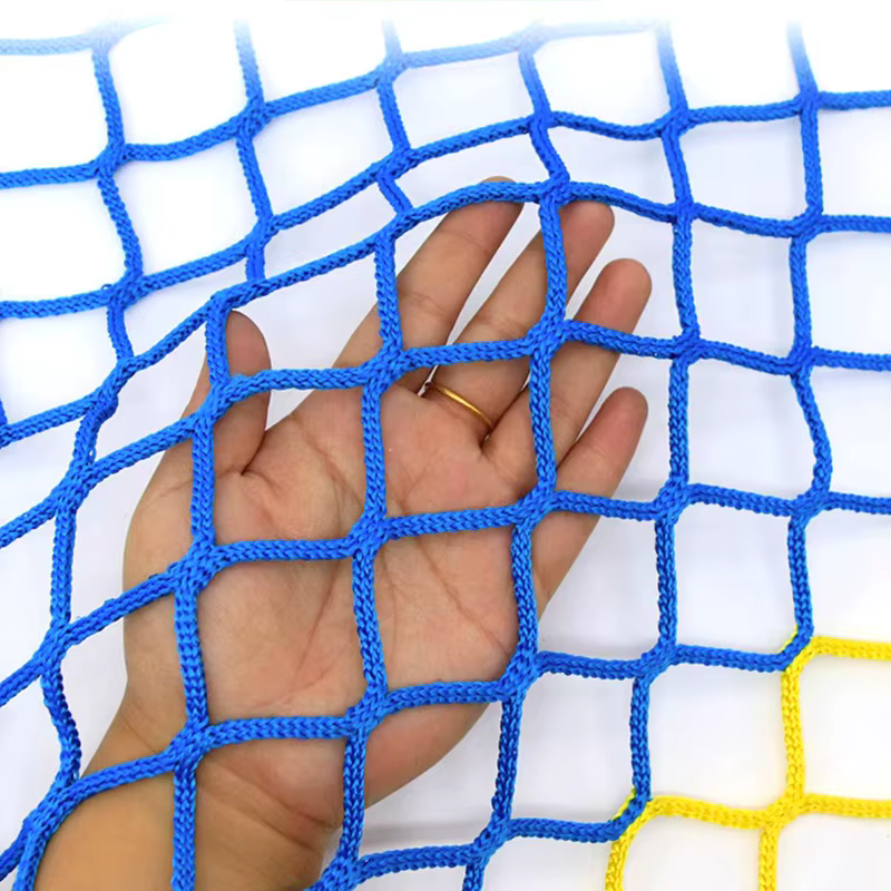Customizable 4mm Knotless Net Children's Playground Safety Fence No Knot Trampoline Netting Stairs Anti Fall Mesh