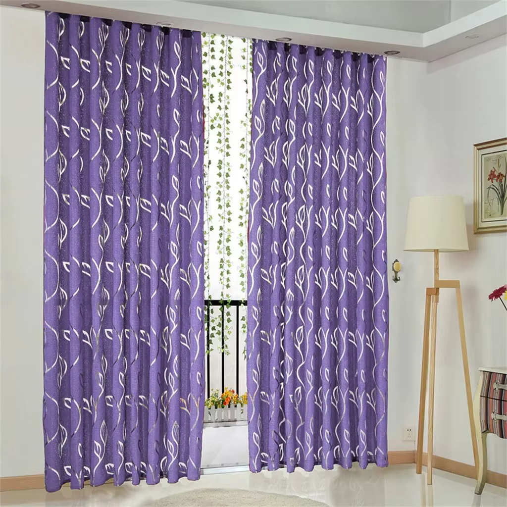 Grape Leaves Decorative Window Curtain Blackout Curtain Children Adult Suitable for Bedroom Living Room Kitchen Garden Decor