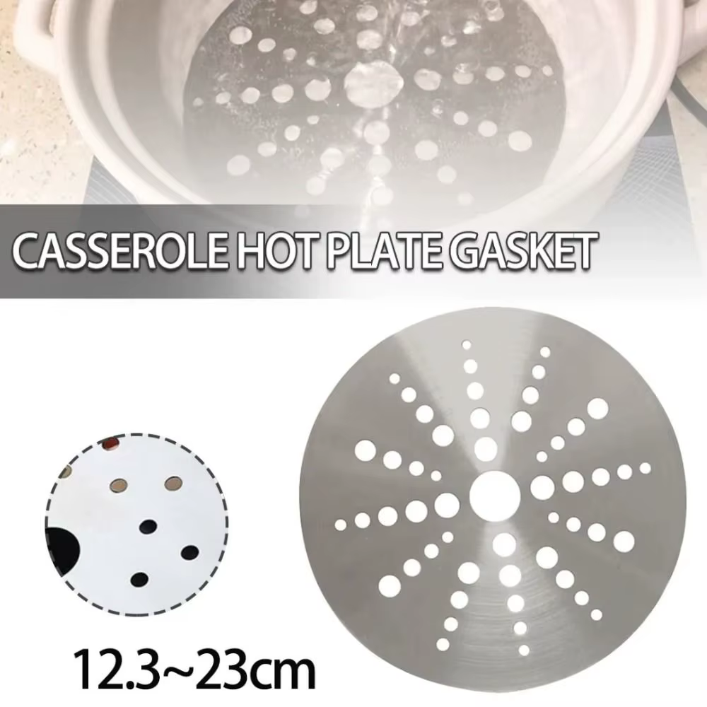 Stainless Steel Induction Cooker Heat Diffuser Cooking Hob Converter Tool Heat Diffuser Ring Plate Cookware Parts Saucepan