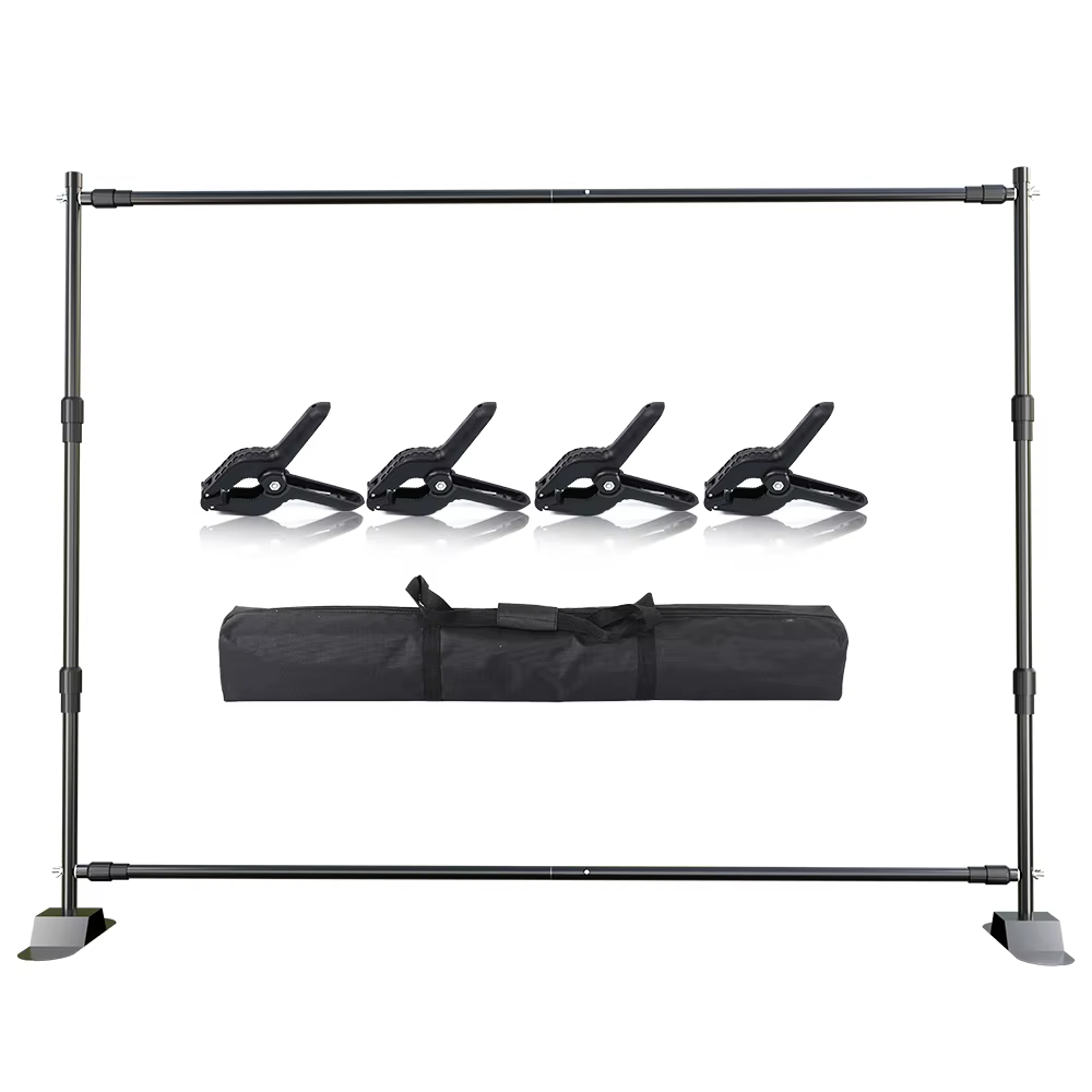 2.4x3M Backdrop Background Stand Frame Support System Muslin Green Screen With OXford Bag For Photography Photo Studio Video