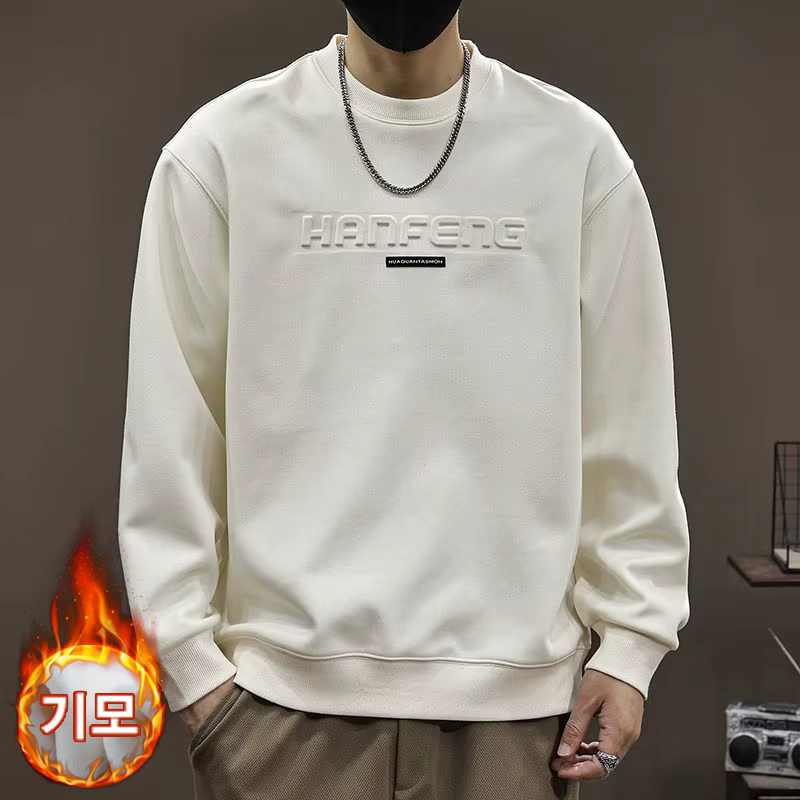 Trend In Men's Moisture Round Neck-to-Man Sweatshirt basic daily winter T-shirt TS3241