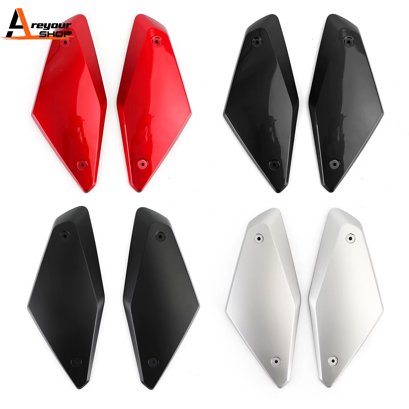 Areyourshop fit for Honda CB650R 2019-2020 Motorcycle Frame Side Panel Cover Shell Protector Motorcycle Accessories Parts