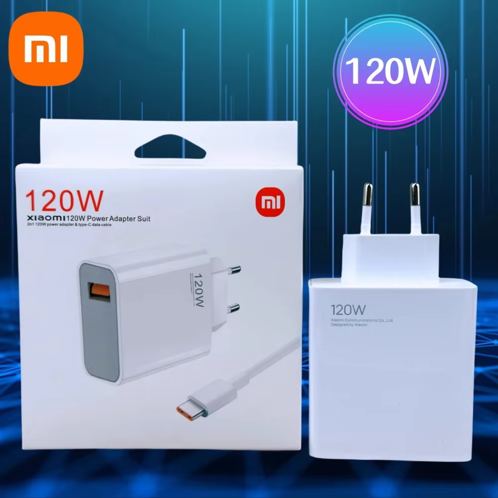 Xiaomi Original Charger Turbo Fast Charge 120W EU Hypercharge Gan Adapter For Redmi Note 11 12 13 Pro Plus 5G Mi 14 13 13T Cable