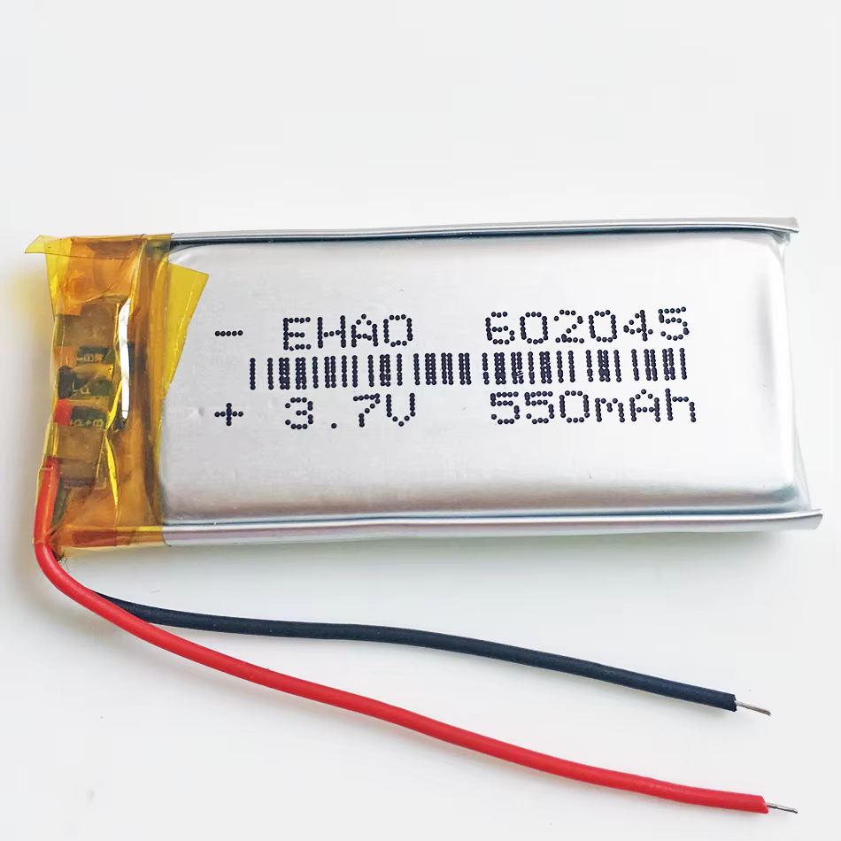 3.7V 550mAh Polymer Lithium Lipo Rechargeable Battery 602045 For MP3 GPS DVD Bluetooth Recorder Headset Camera Smart Watch